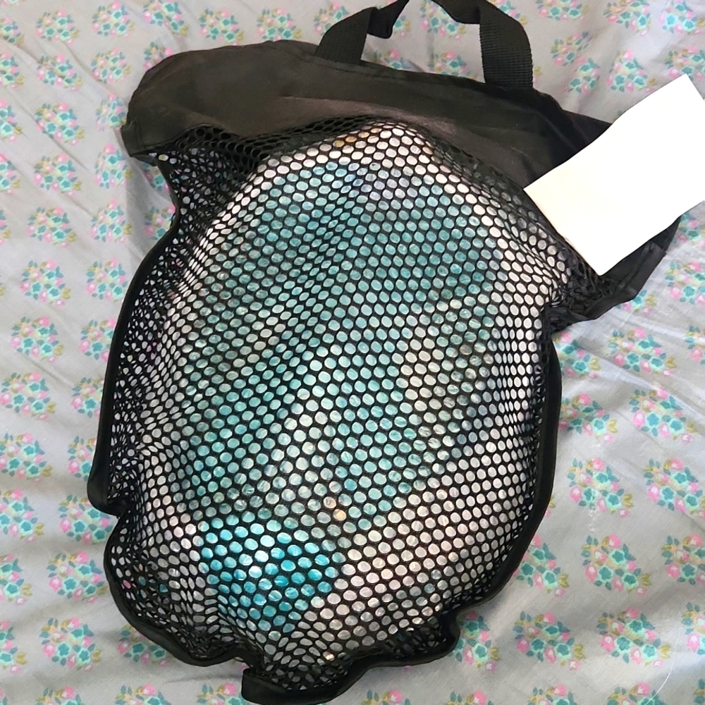 Green kids full face snorkel mask